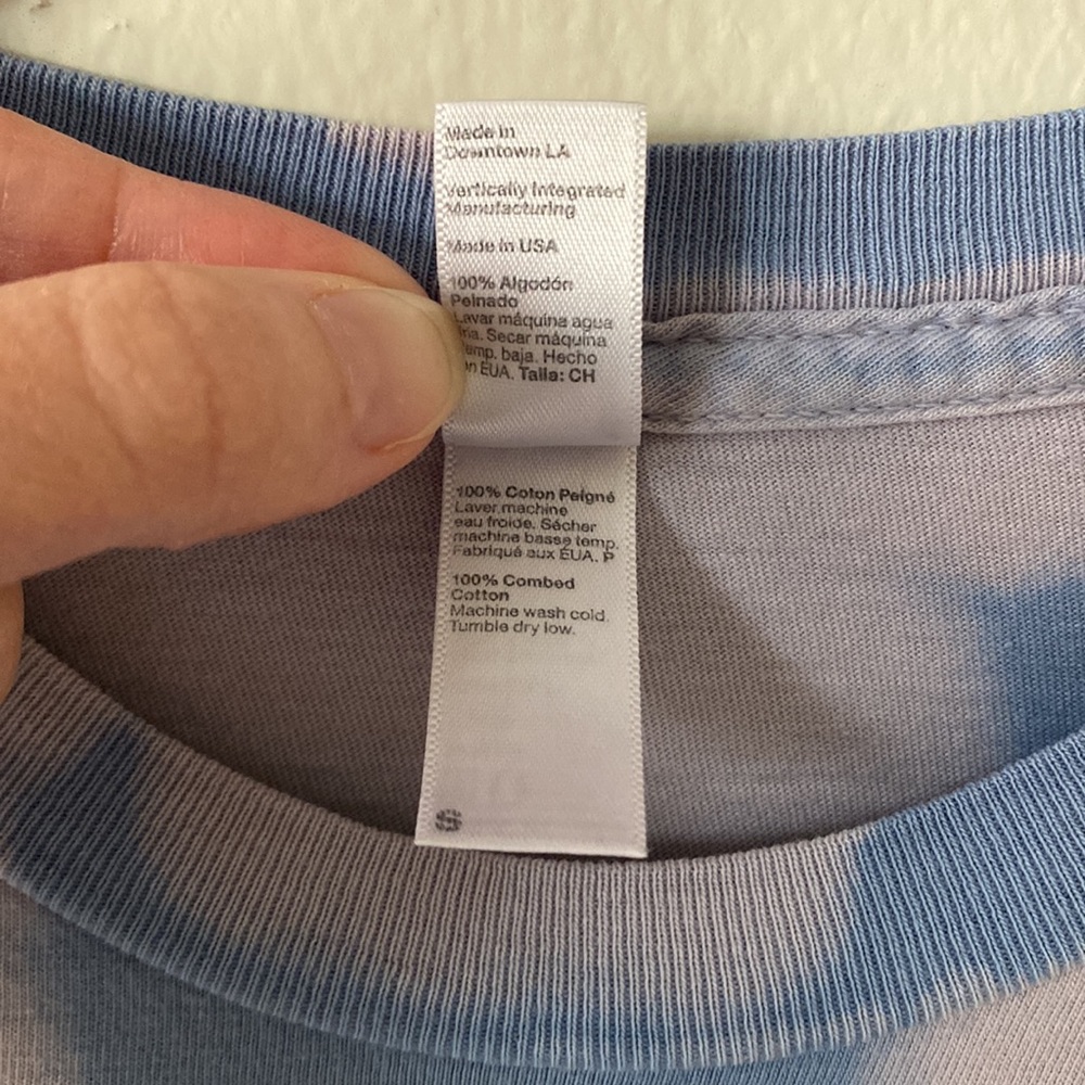 american apparel bleached cropped tee! - Picture 5 of 8